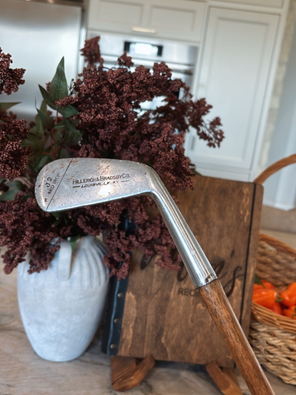 Vintage 1920-1930’s Hillerich & Bradsby Co. J2 Mid Iron Golf Club, Rare!